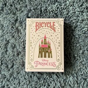 NWT Bicycle pink Disney Princess playing cards